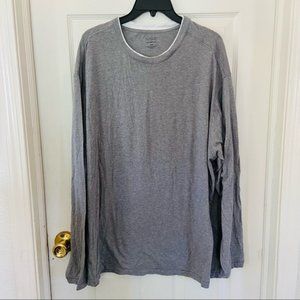 ROUNDTREE & YORKE soft wash gray long sleeve men’s shirt size 3XB